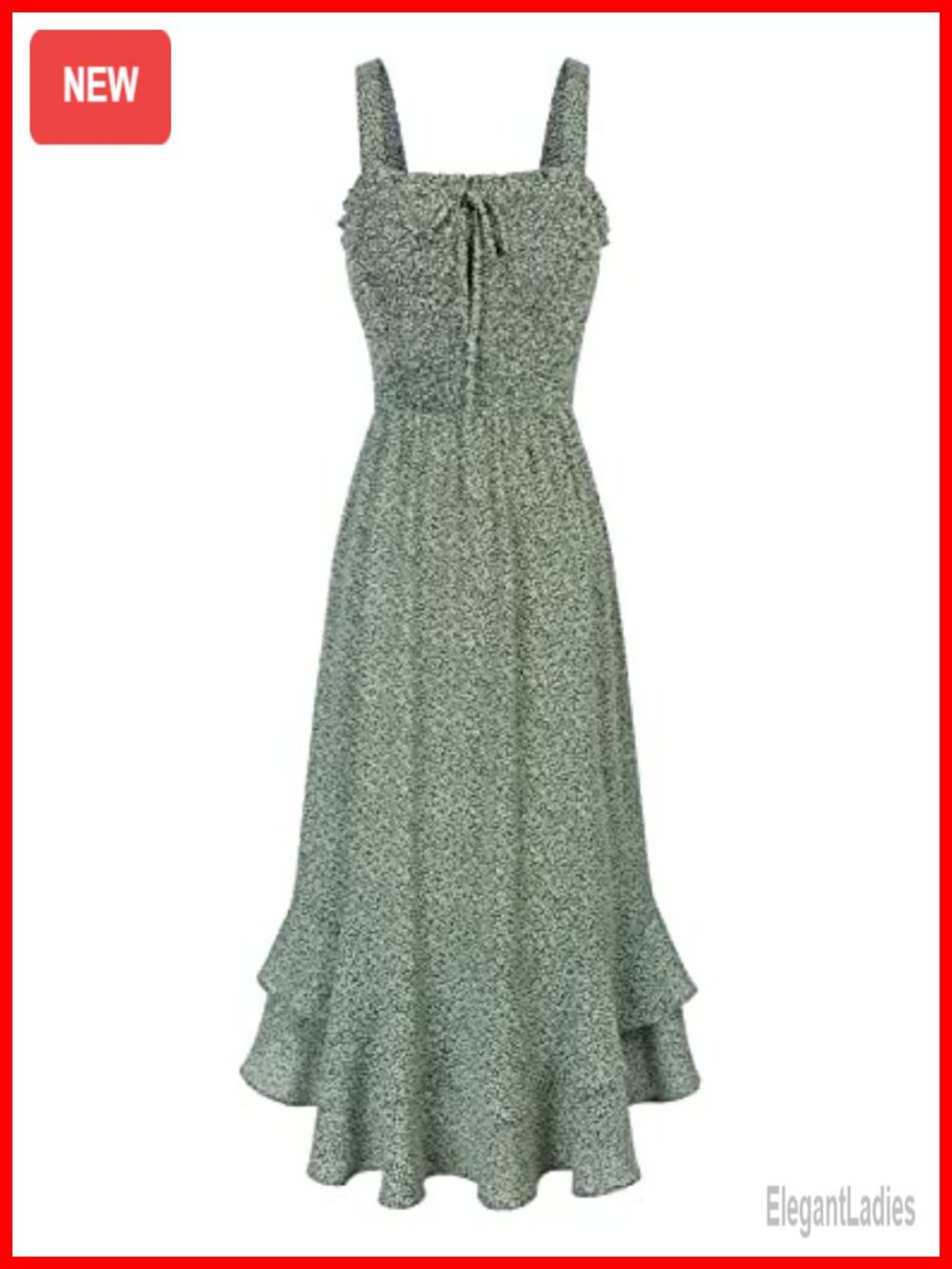 Women's Floral Boho Strappy Maxi Dress Smocked Open Back Ruffled